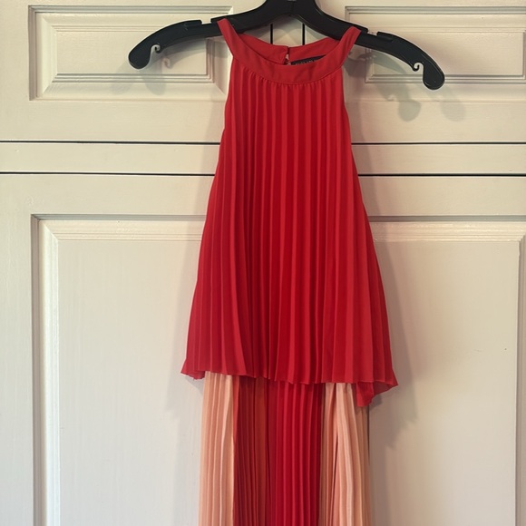 Like New Skies Are Blue Size Sunset Halter Maxi Dress - Picture 4 of 8